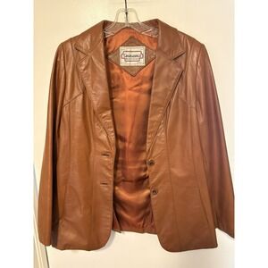 Vintage Casablanca for Guys for Gals Leather Jacket Size M